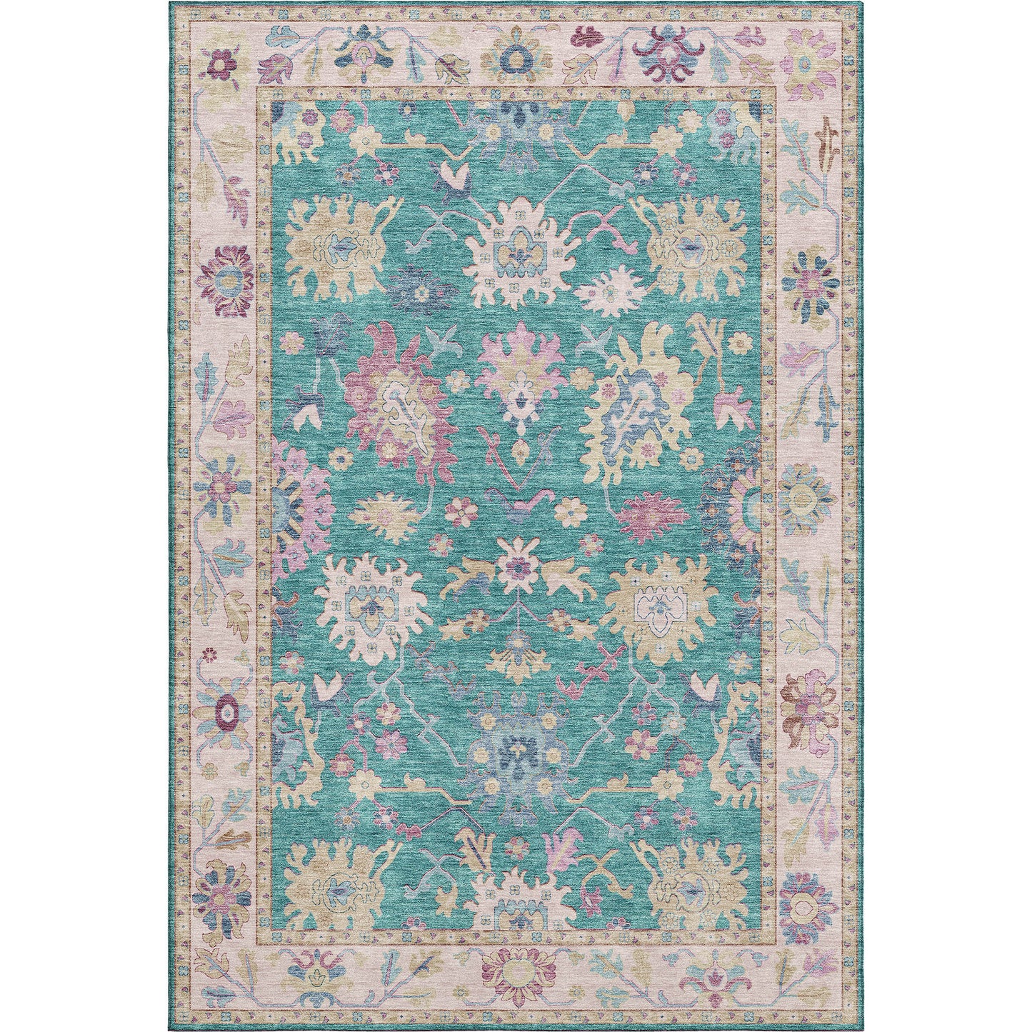 Dalyn Rugs Hatay  Teal  traditional