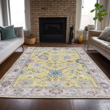 Dalyn Rugs Hatay  Yellow  traditional