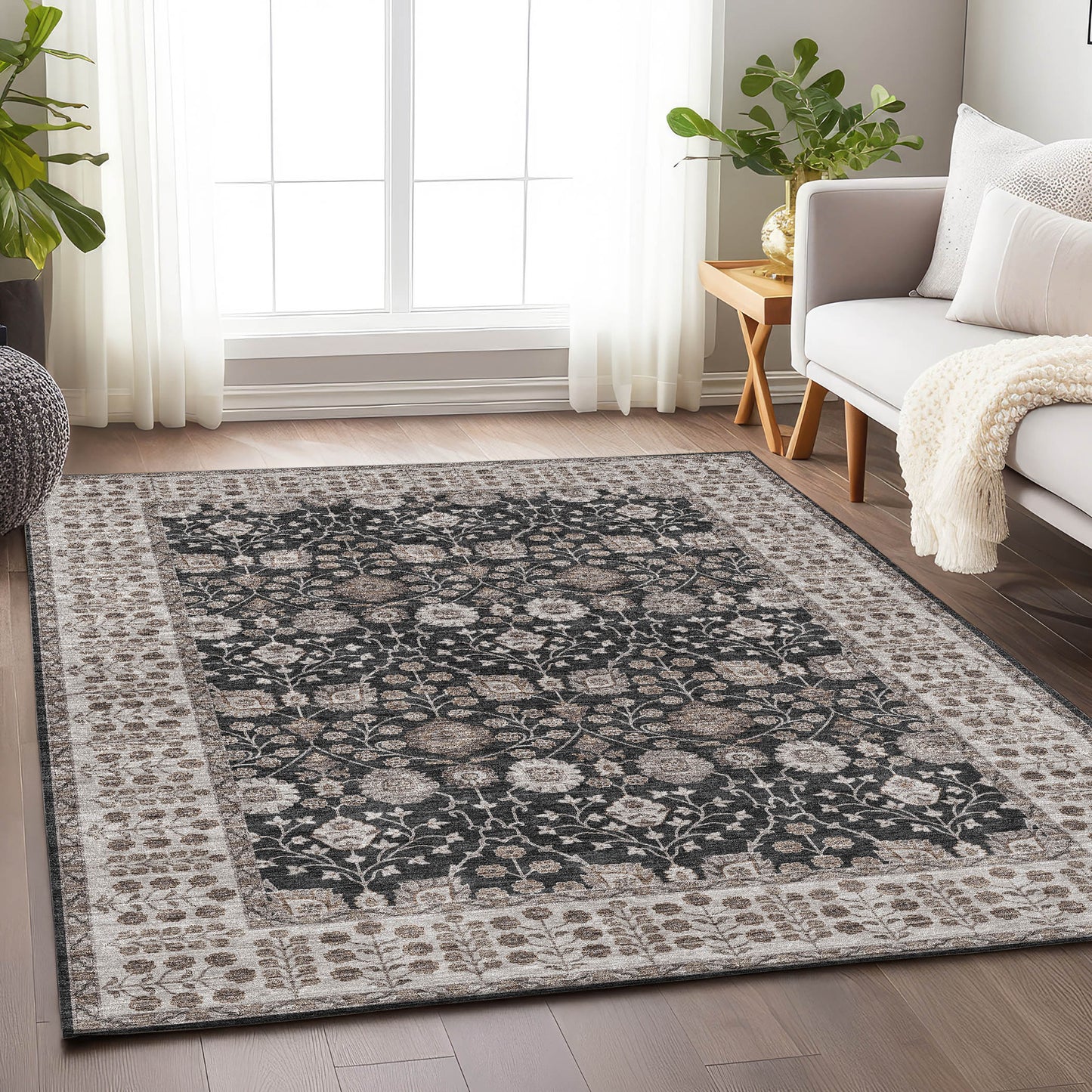 Dalyn Rugs Hatay  Black  traditional