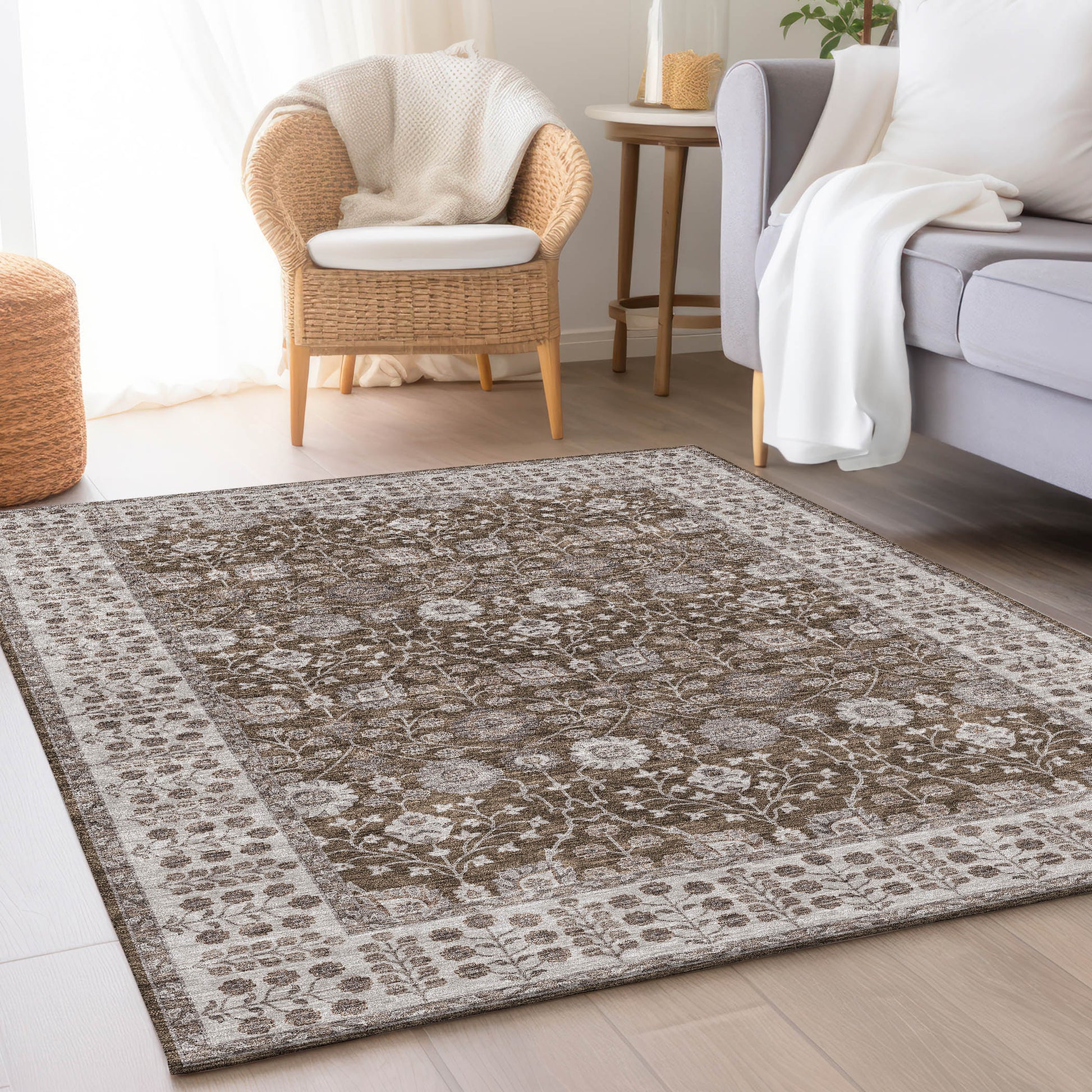 Dalyn Rugs Hatay  Chocolate  traditional