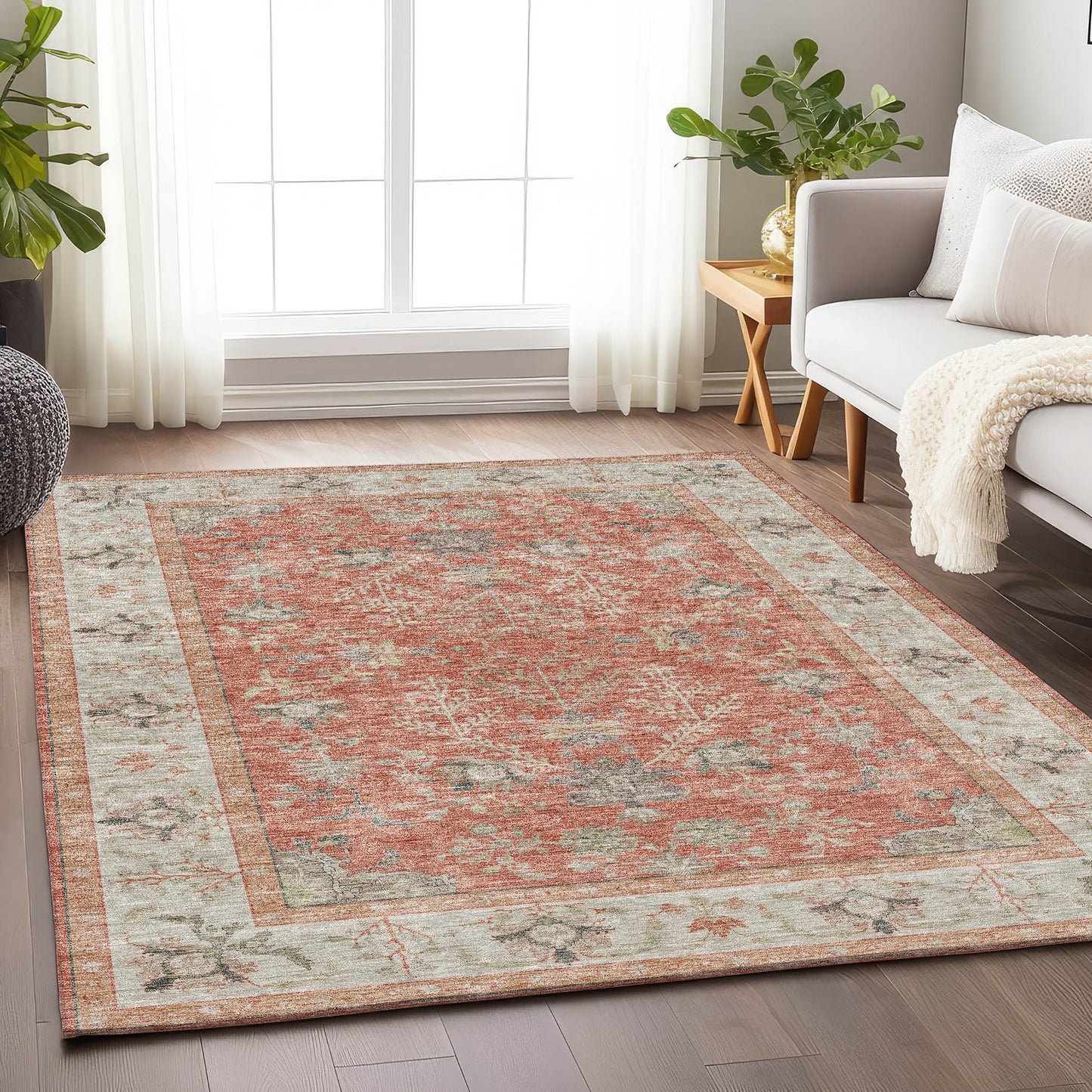 Dalyn Rugs Hatay  Coral  traditional