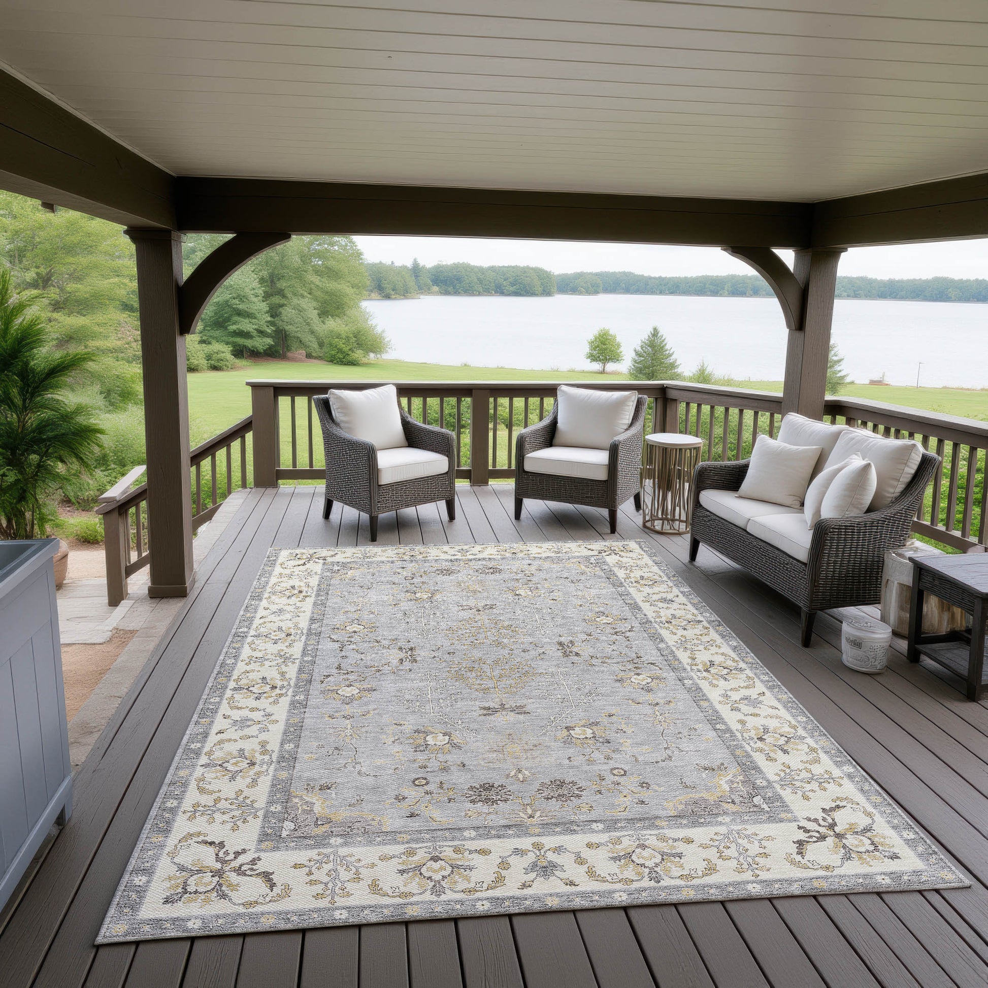 Dalyn Rugs Hatay  Gray  traditional