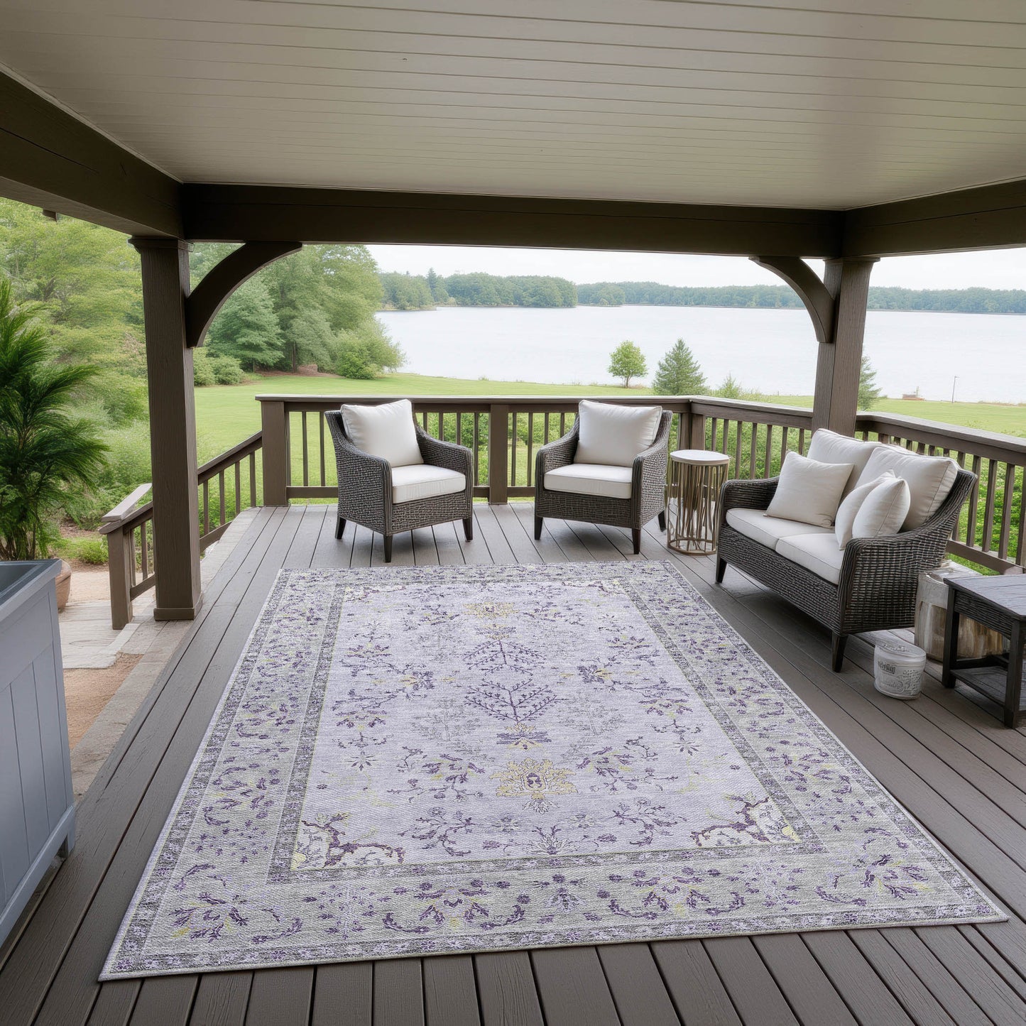 Dalyn Rugs Hatay  Lavender  traditional