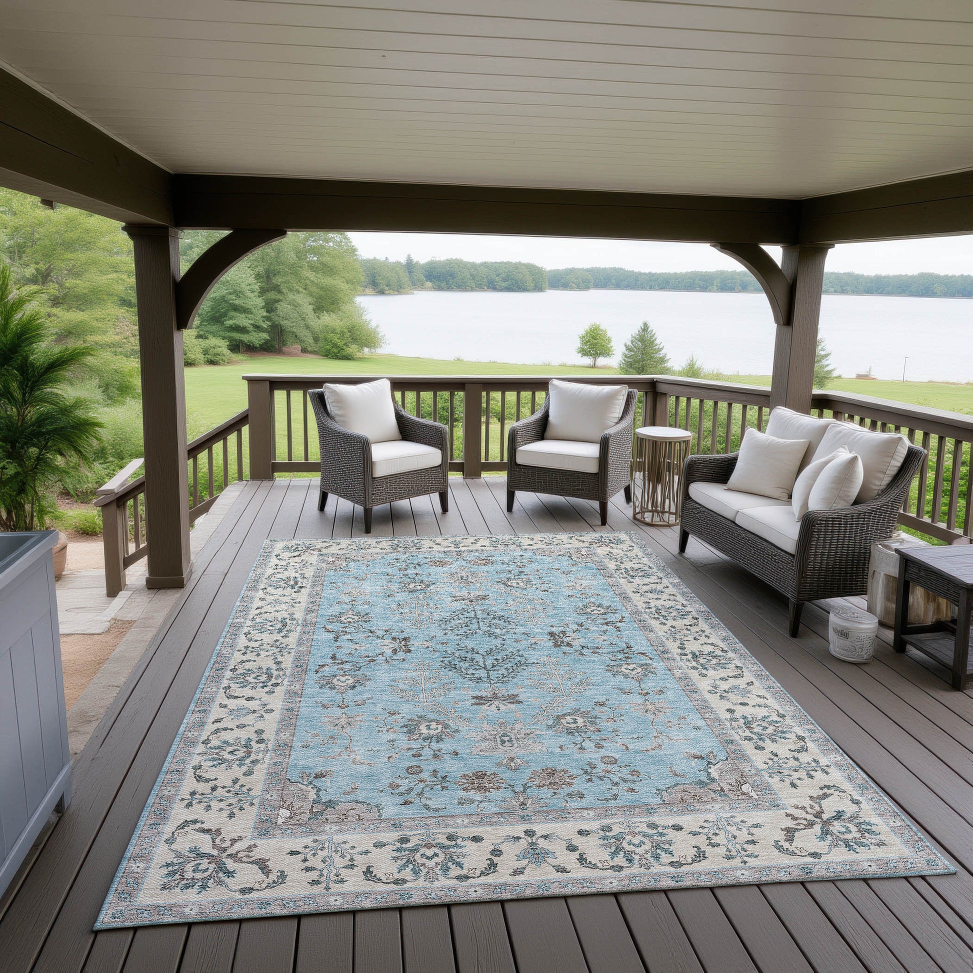 Dalyn Rugs Hatay  Sky  traditional