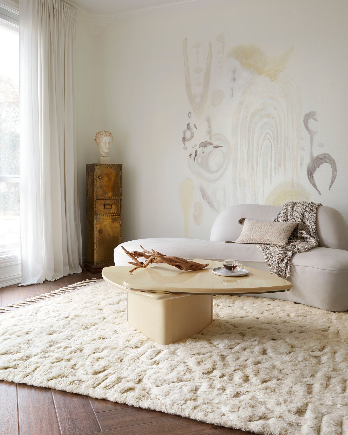 Loloi Hygge  Oatmeal Ivory Contemporary
