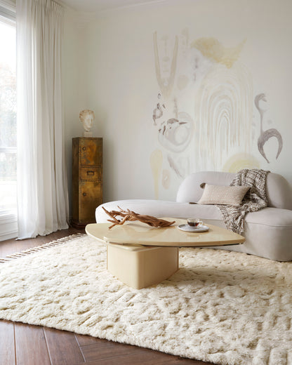 Loloi Hygge  Oatmeal Ivory Contemporary