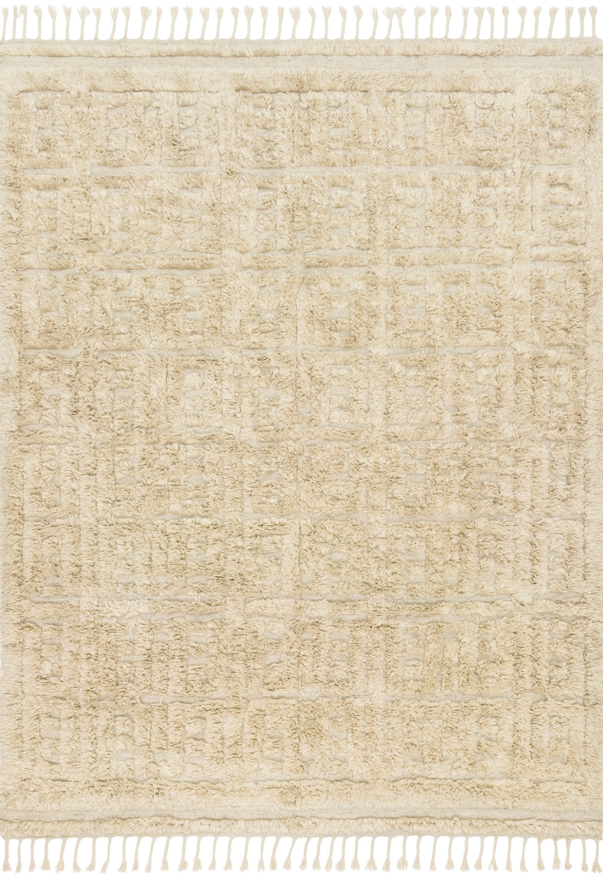 Loloi Hygge  Oatmeal Sand Contemporary