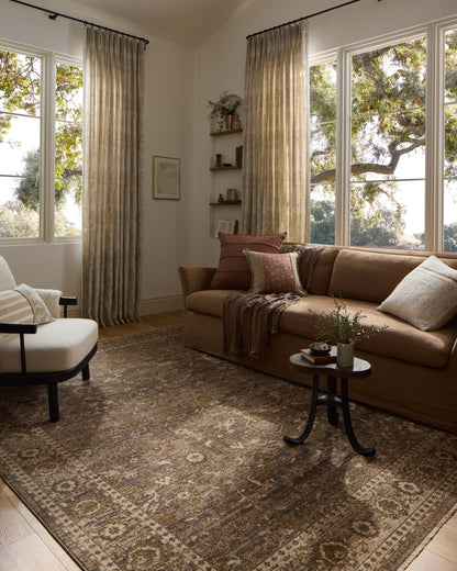 Loloi II Haywood  Pebble Charcoal Traditional