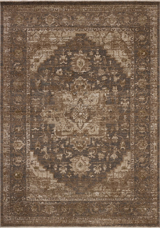 Loloi II Haywood  Charcoal Mocha Traditional