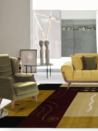 Artisan Teresa Multi Contemporary Knotted Rug - Rugs - Artisan - Atlanta Designer Rugs