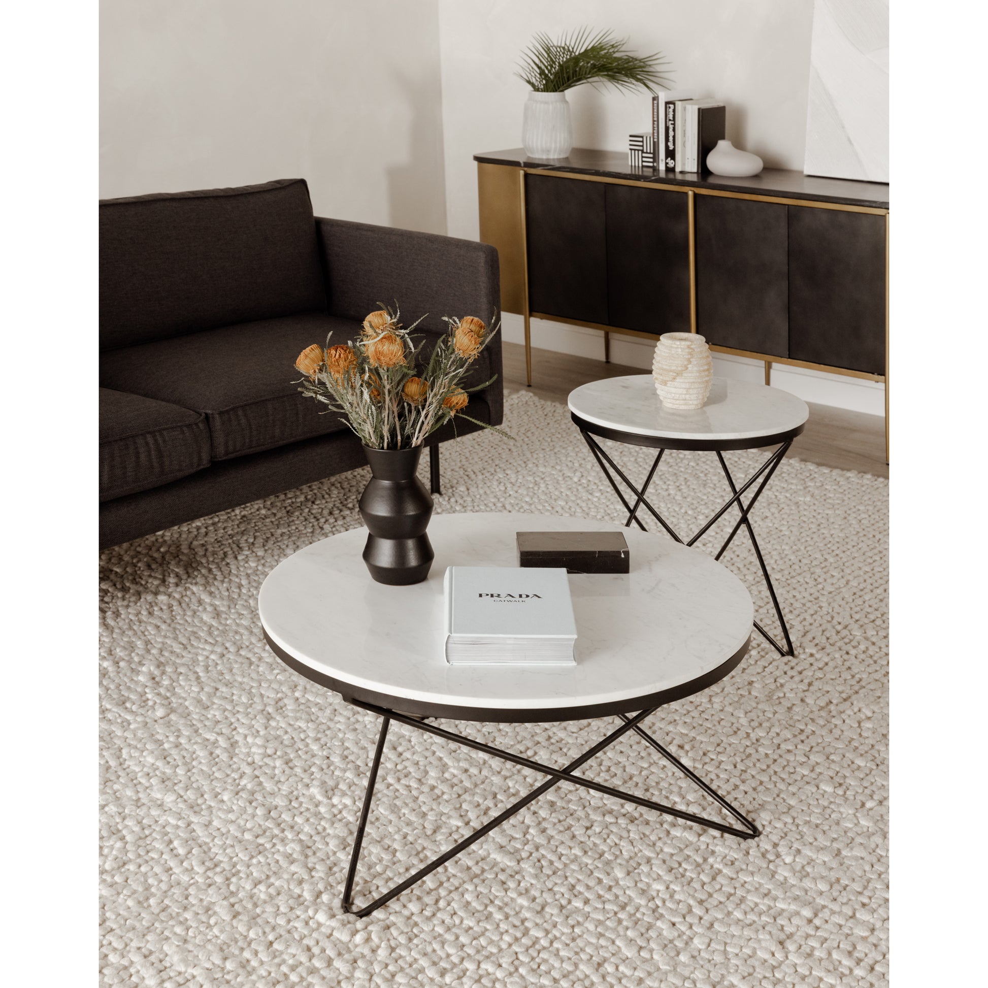 Moes Home Coffee Tables Haley Black Contemporary Furniture