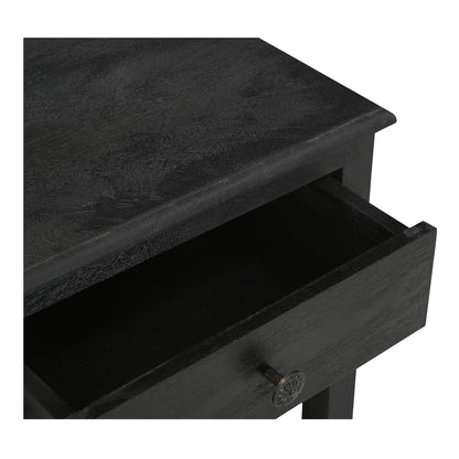 Moes Home Nightstands CORRINE Black Rustic Furniture Rug