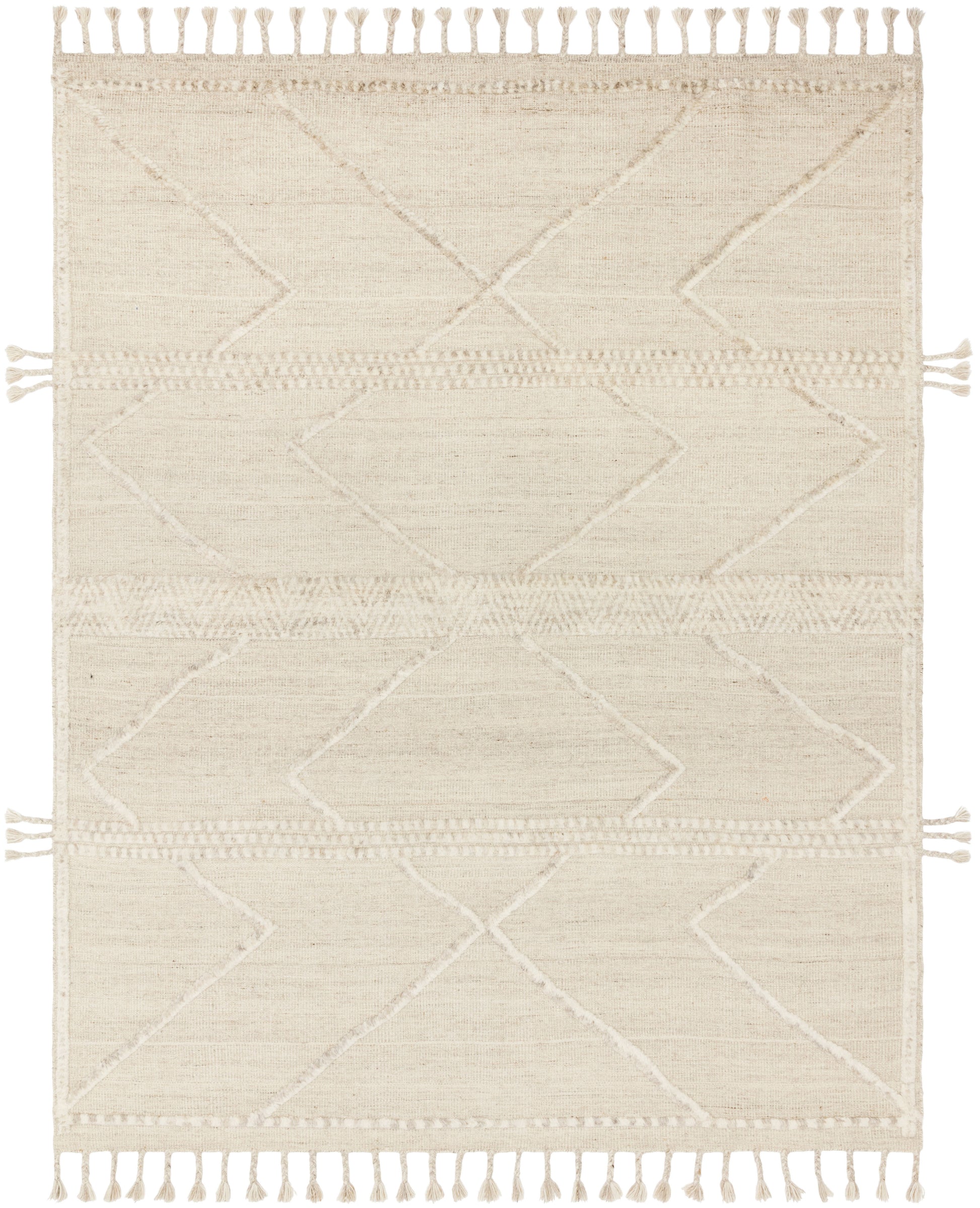 Loloi Iman  Beige Ivory Contemporary