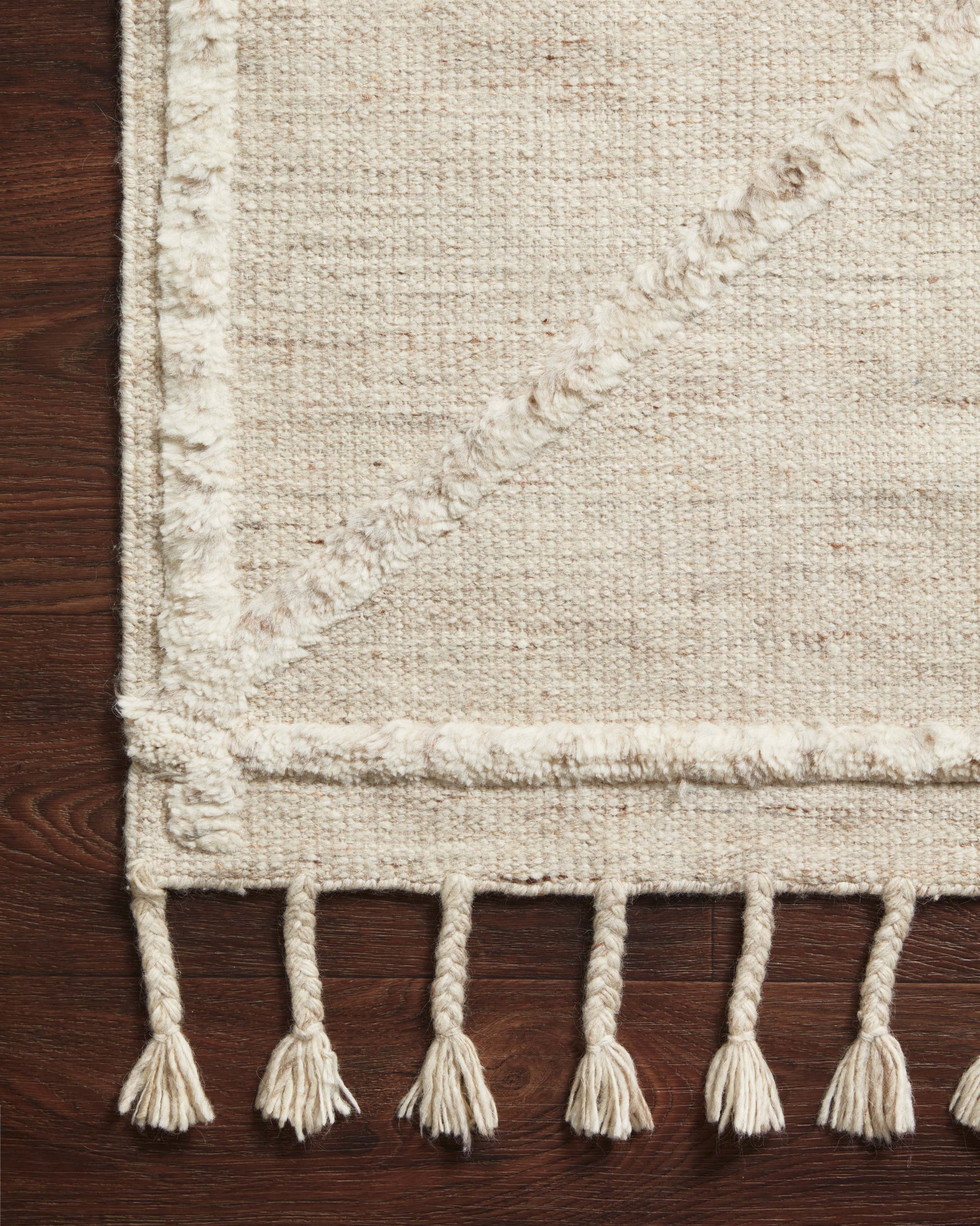 Loloi Iman  Beige Ivory Contemporary