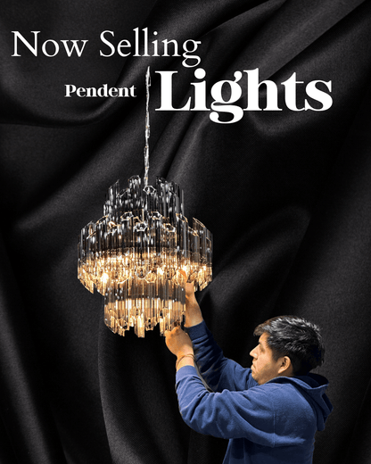 Eclectic Home Lighting Harmonie Nickle Pendent - Lighting - Eclectic Home - Atlanta Designer Rugs