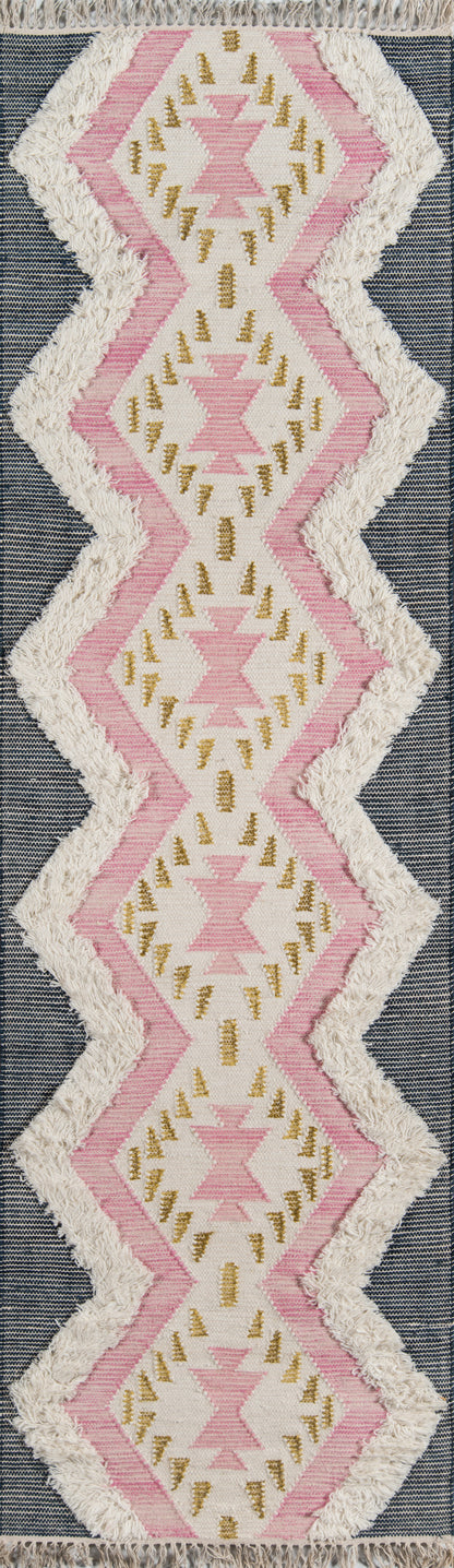 Novogratz Indio  Pink  Contemporary