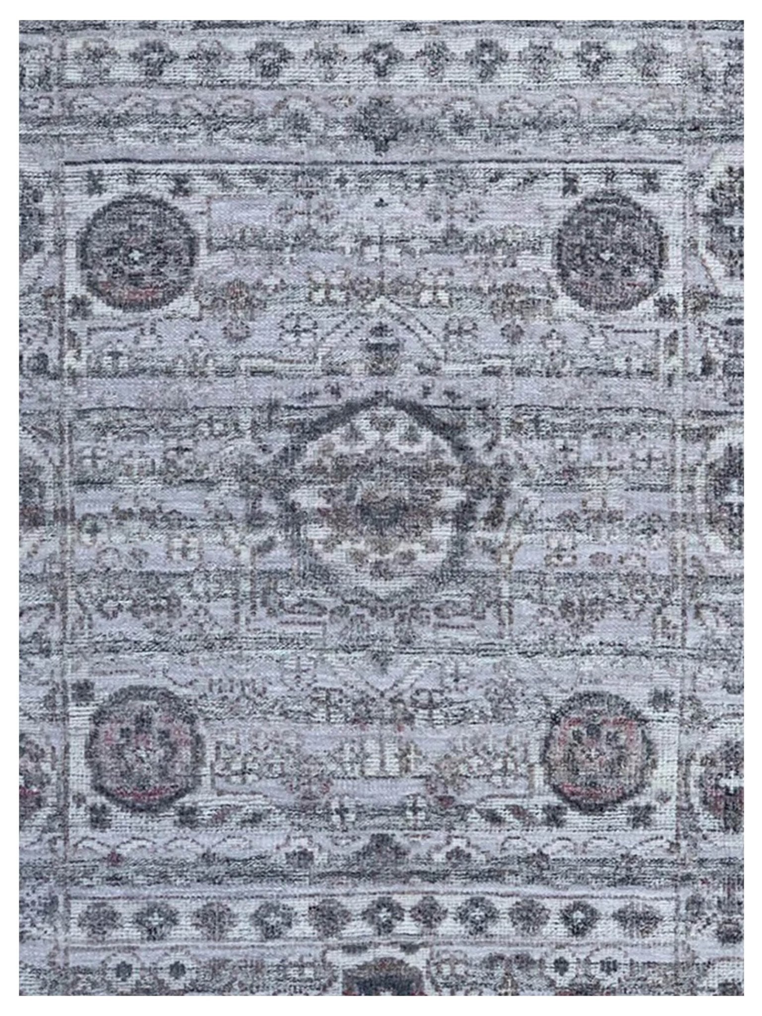 Artisan Odessa BlackishGrey Ivory Transitional Knotted Rug - Rugs - Artisan - Atlanta Designer Rugs