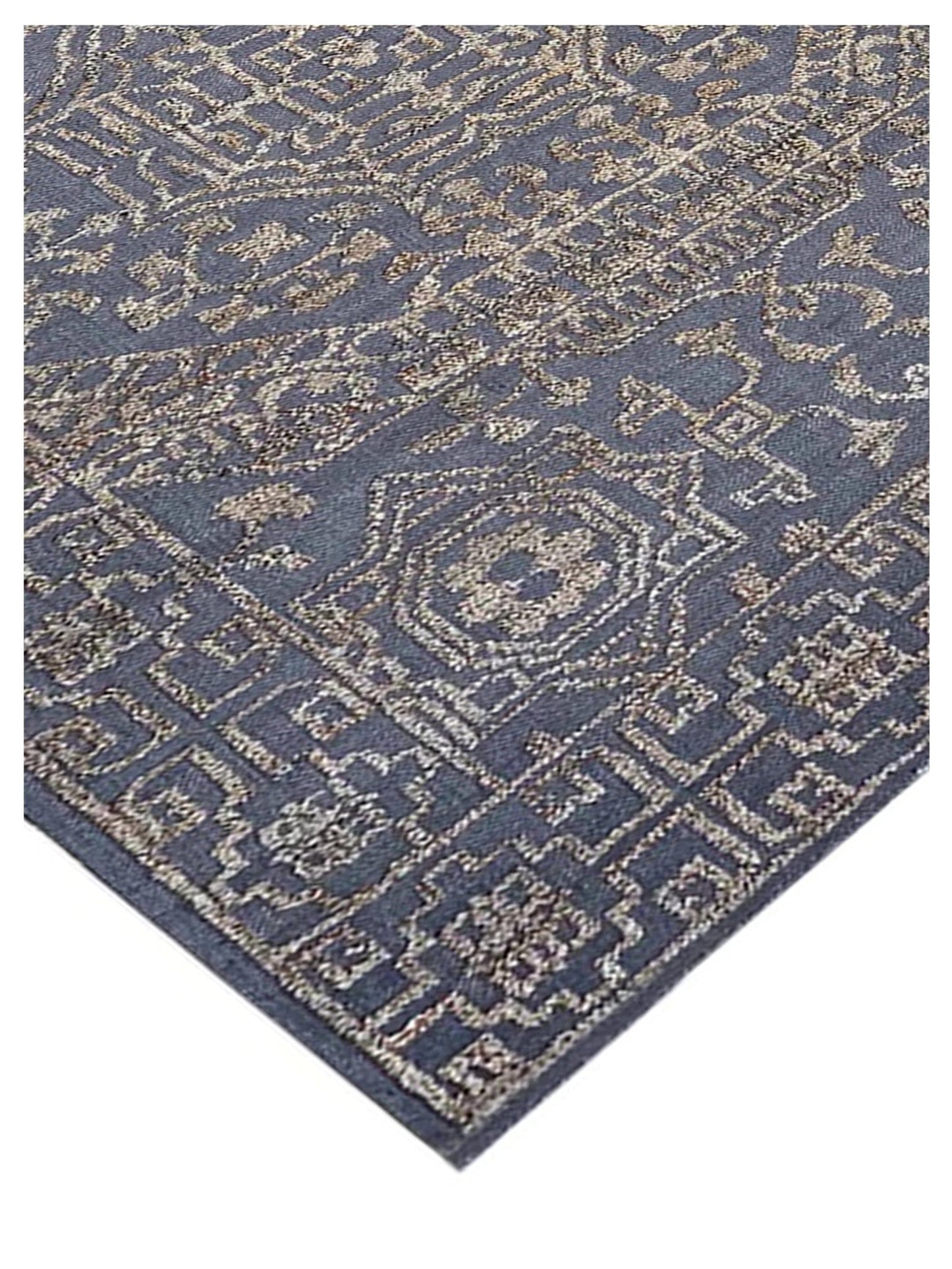 Artisan Odessa Grey Gold Transitional Knotted Rug - Rugs - Artisan - Atlanta Designer Rugs