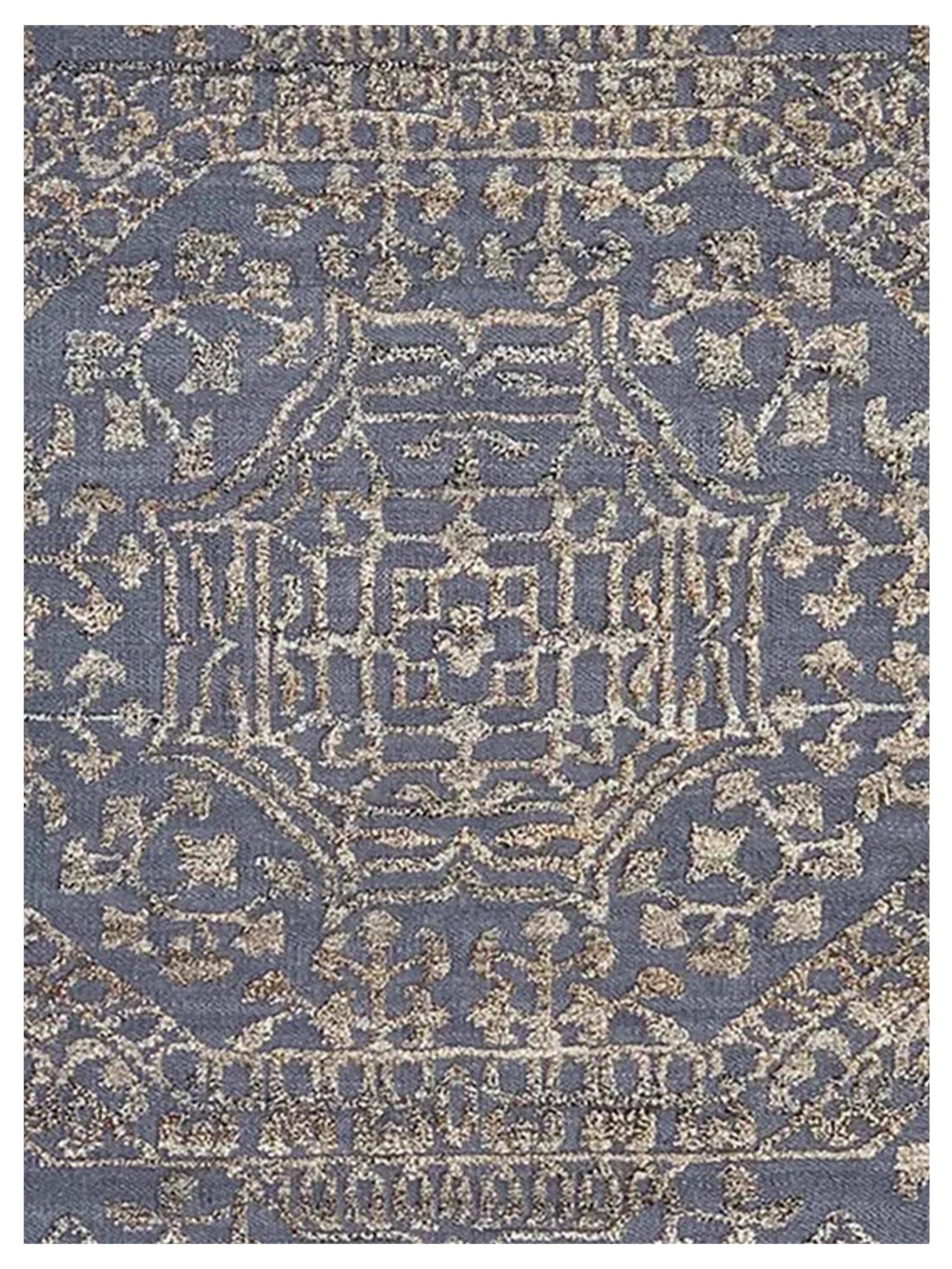 Artisan Odessa Grey Gold Transitional Knotted Rug - Rugs - Artisan - Atlanta Designer Rugs