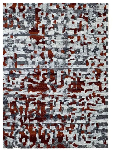 Artisan Odessa Grey Silver Transitional Knotted Rug - Rugs - Artisan - Atlanta Designer Rugs