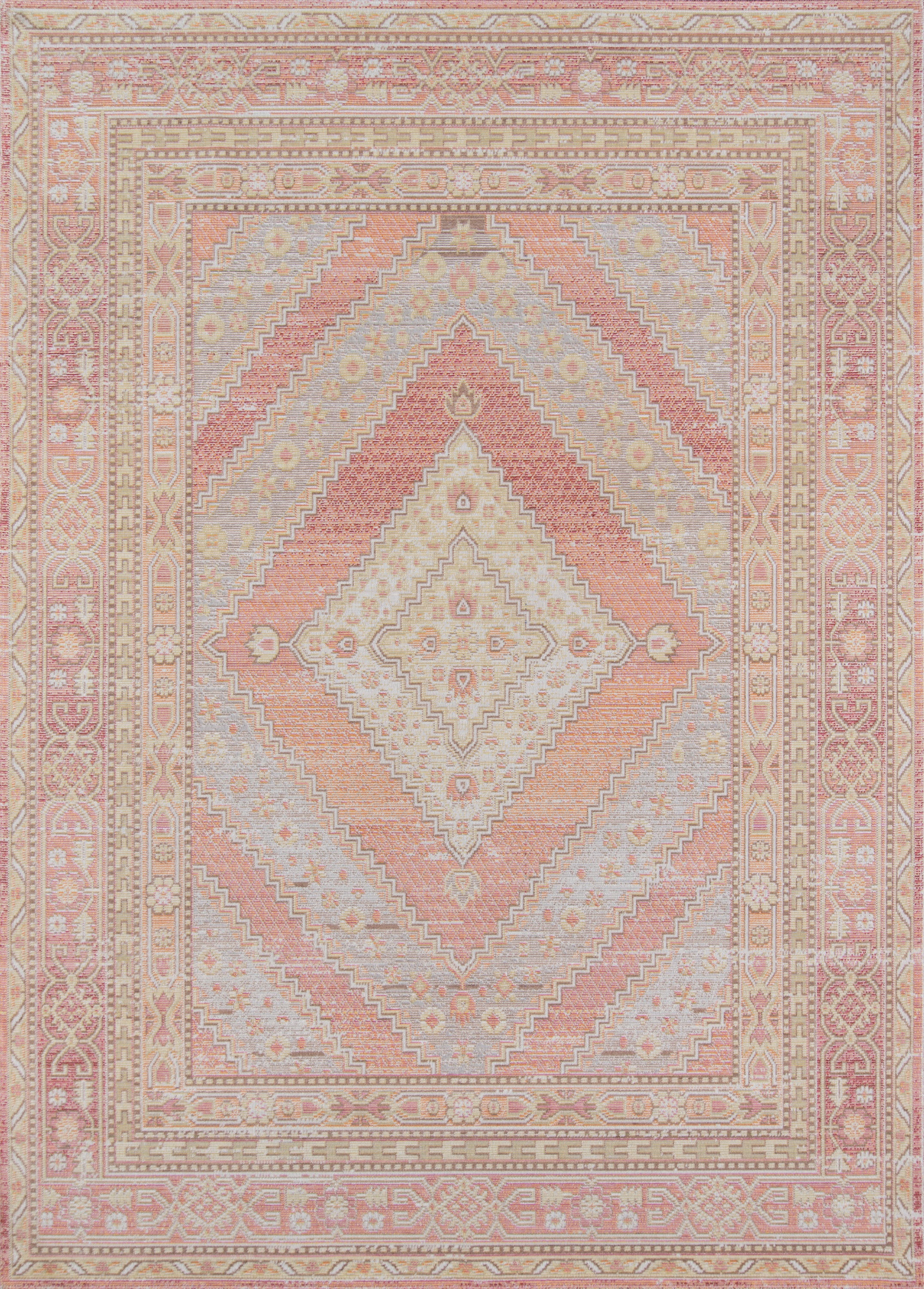Momeni Isabella ISA-7 Pink Traditional Machine Made Rug – Atlanta ...