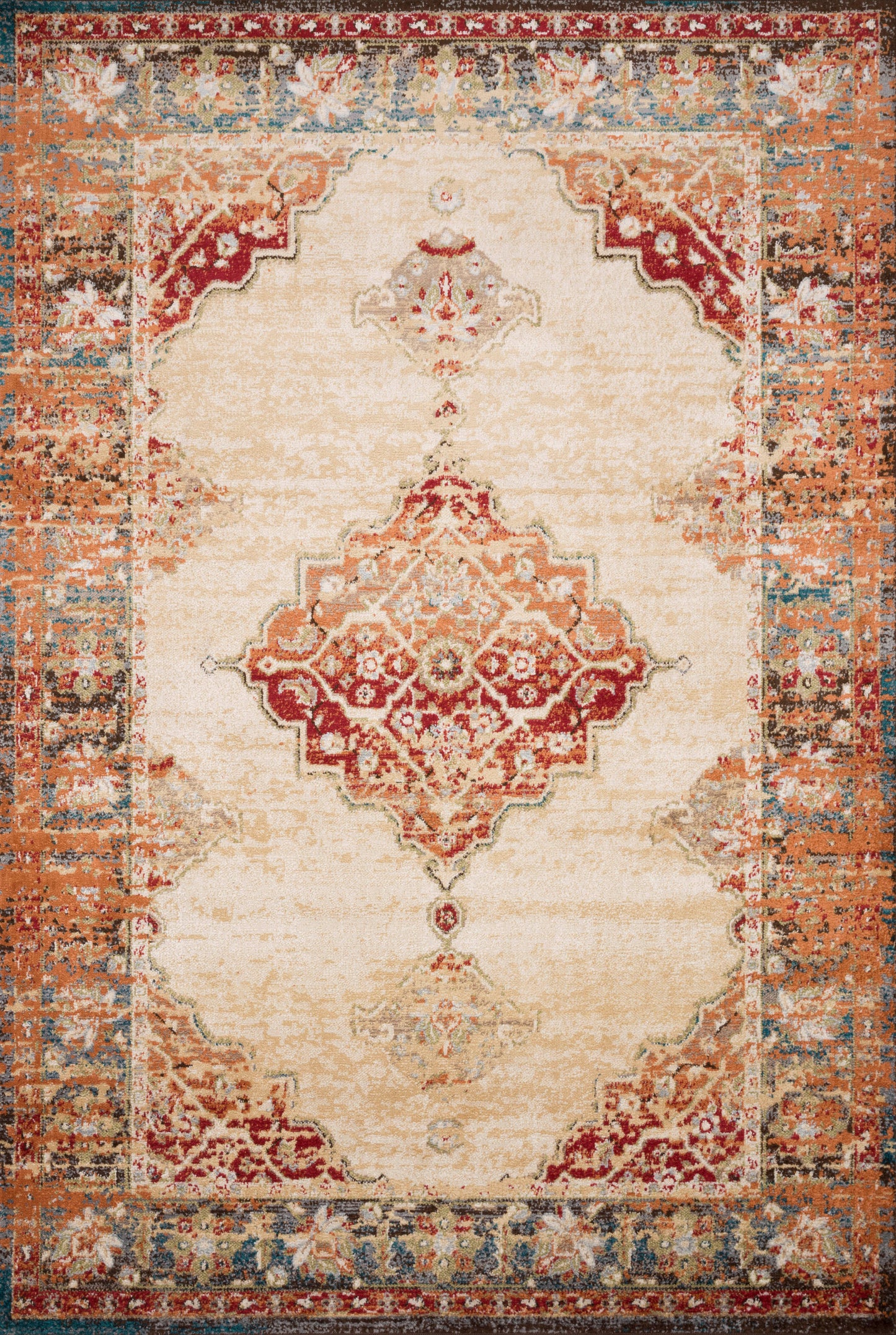 Loloi Isadora  Ant.Ivory Sunset Transitional