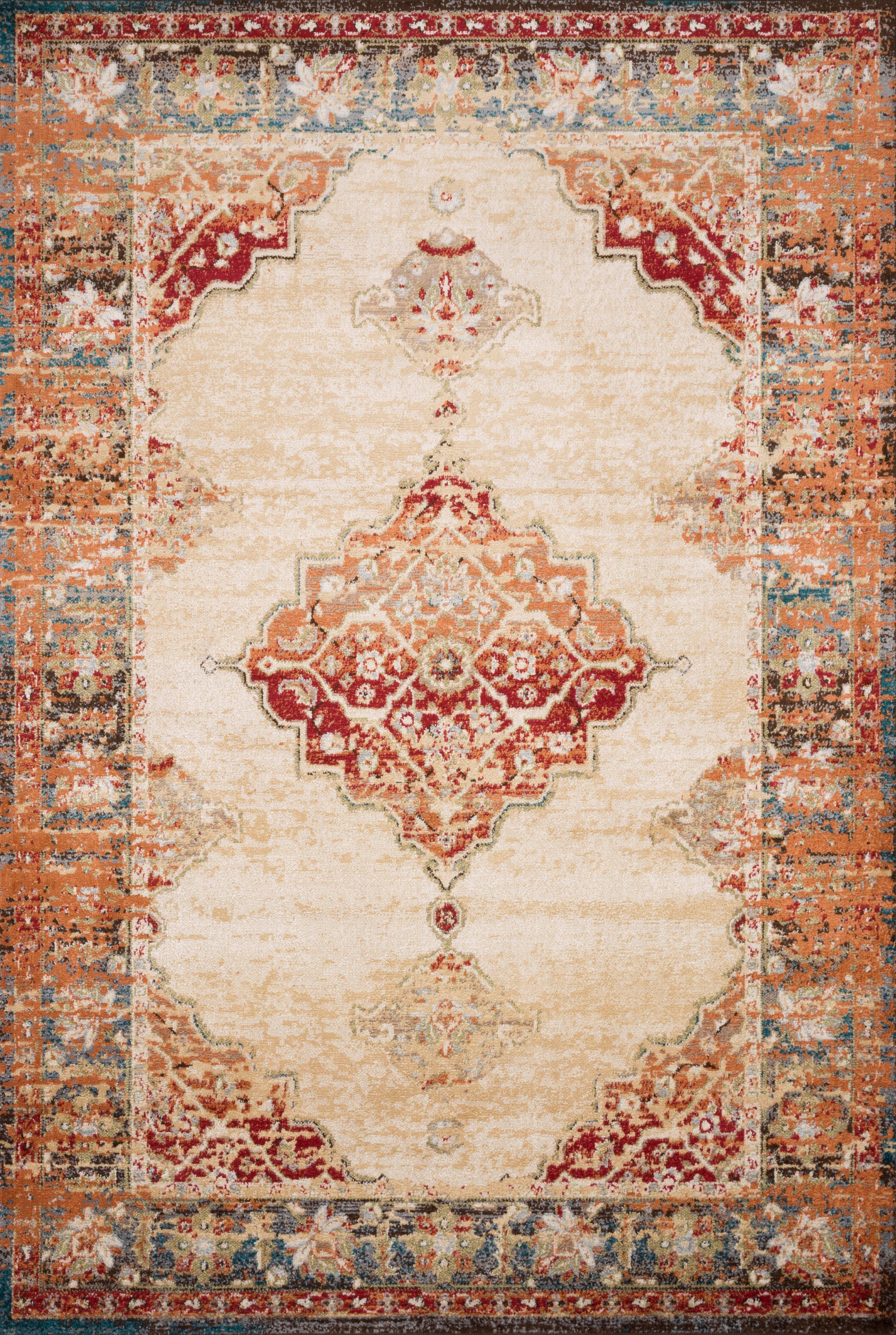 Loloi Isadora  Ant.Ivory Sunset Transitional