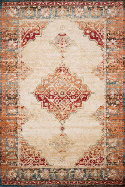Loloi Isadora  Ant.Ivory Sunset Transitional