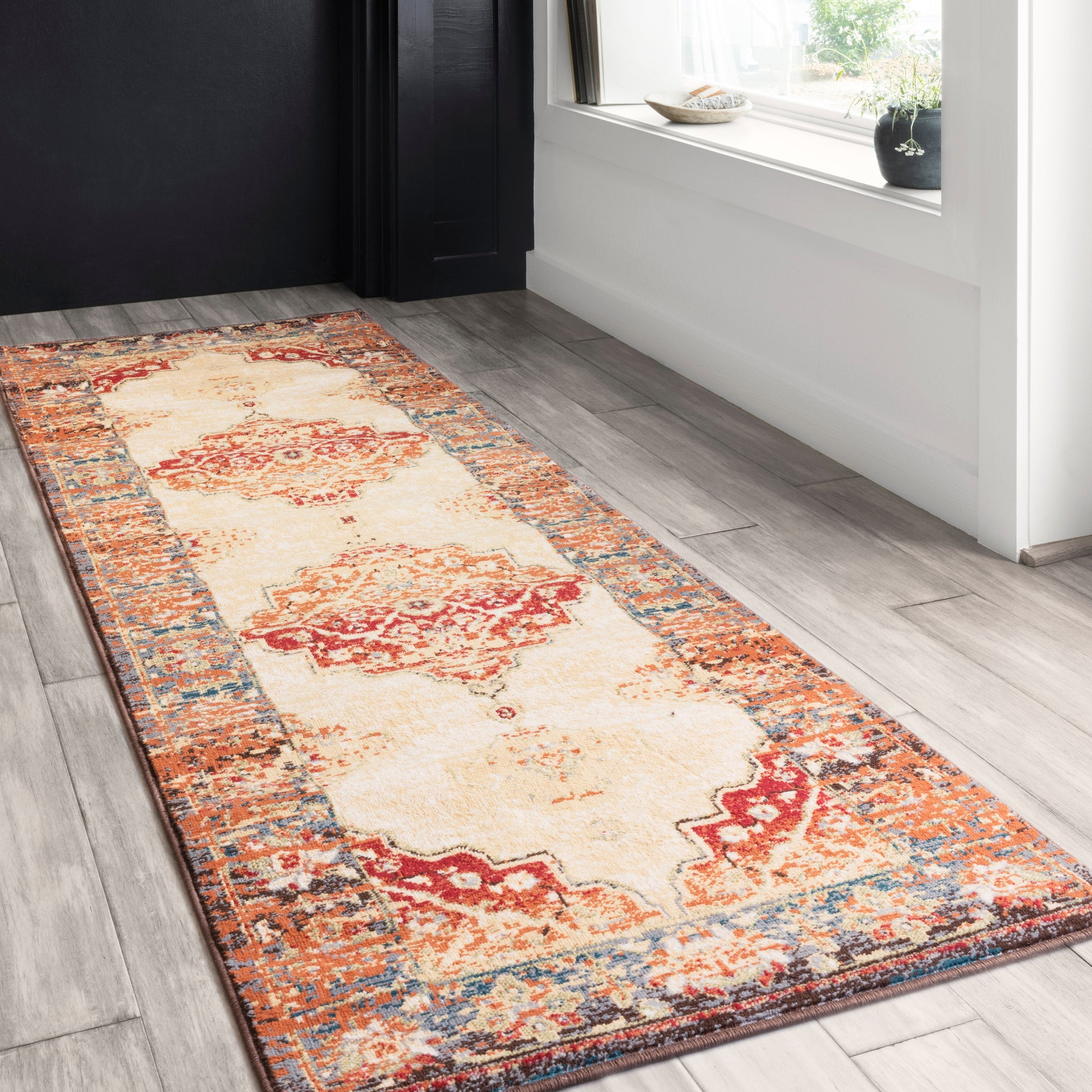 Loloi Isadora  Ant.Ivory Sunset Transitional