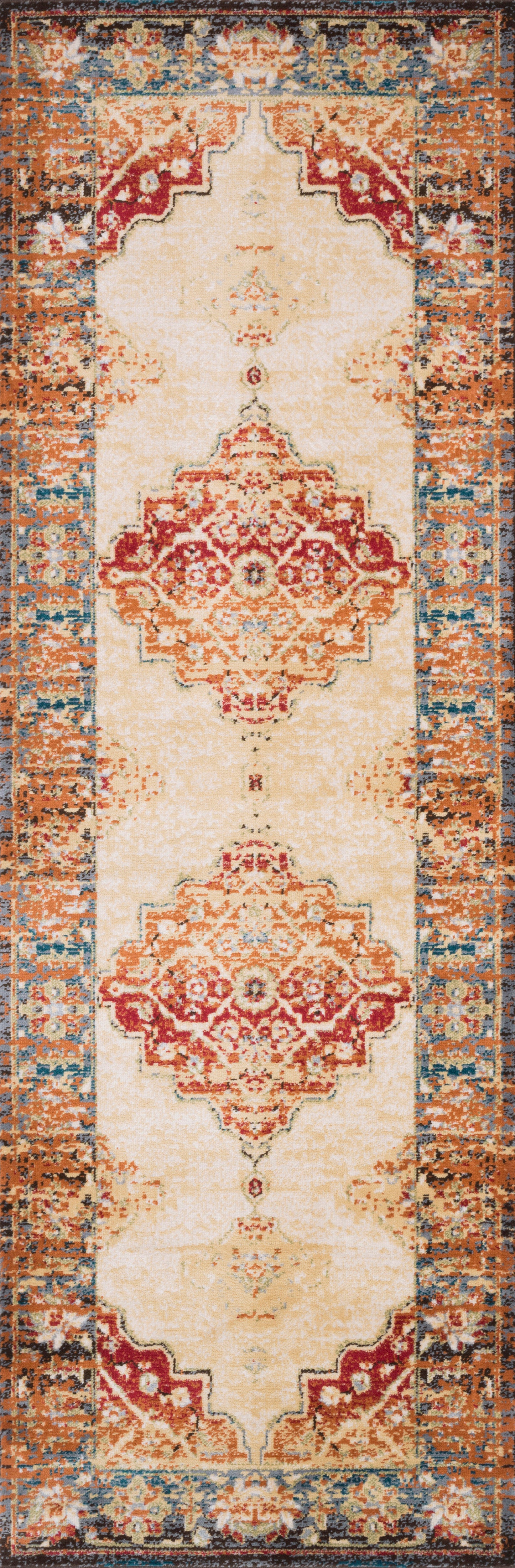 Loloi Isadora  Ant.Ivory Sunset Transitional