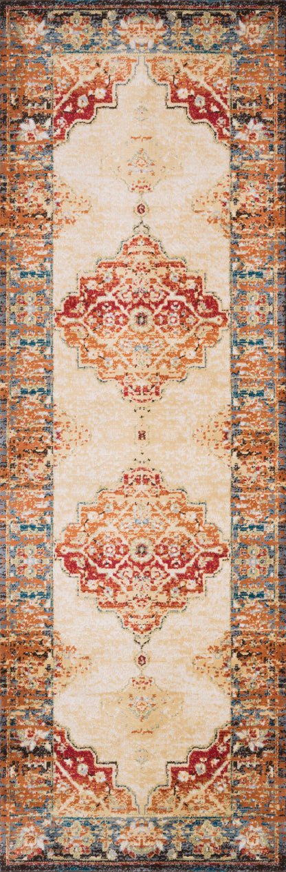 Loloi Isadora  Ant.Ivory Sunset Transitional
