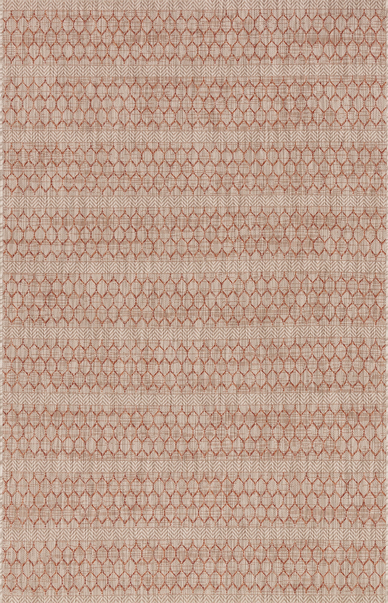 Loloi Isle  Beige Rust Indoor/Outdoor