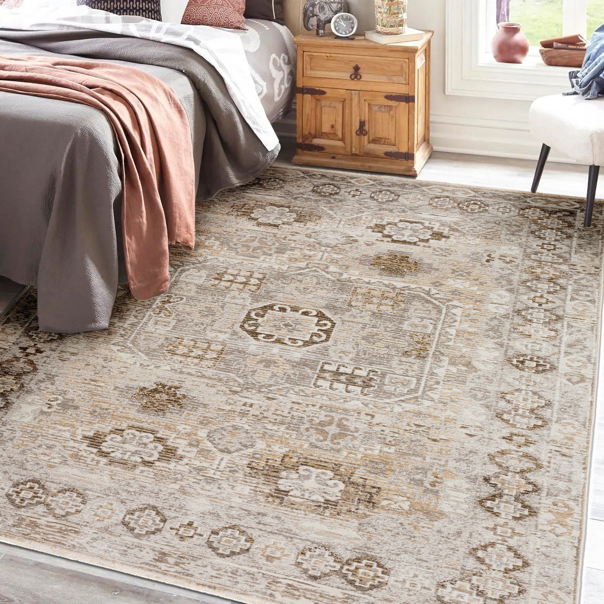 Dalyn Rugs Izmir  Flax  Transitional