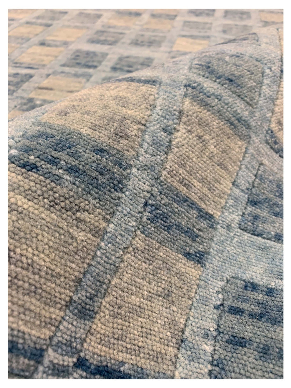 Toni Rug Artisan Toni Aqua Transitional Knotted Rug – Atlanta Designer Rugs