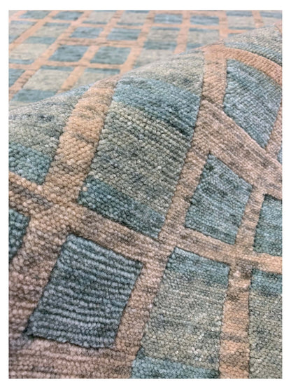 Artisan Toni Green Transitional Knotted Rug - Rugs - Artisan - Atlanta Designer Rugs