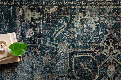 Magnolia Home by Joanna Gaines x Loloi James  Ocean Onyx Contemporary