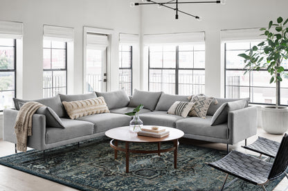 Magnolia Home by Joanna Gaines x Loloi James  Ocean Onyx Contemporary