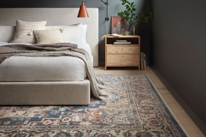 Magnolia Home by Joanna Gaines x Loloi Janey  Indigo Multi Transitional