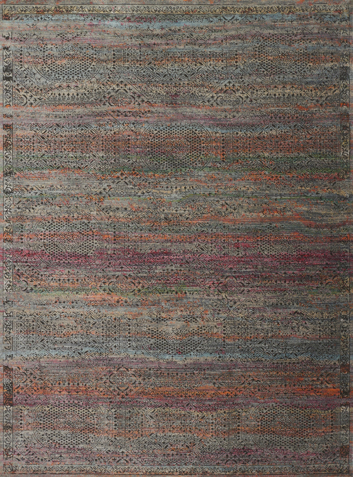 Loloi Javari  Charcoal Sunset Contemporary