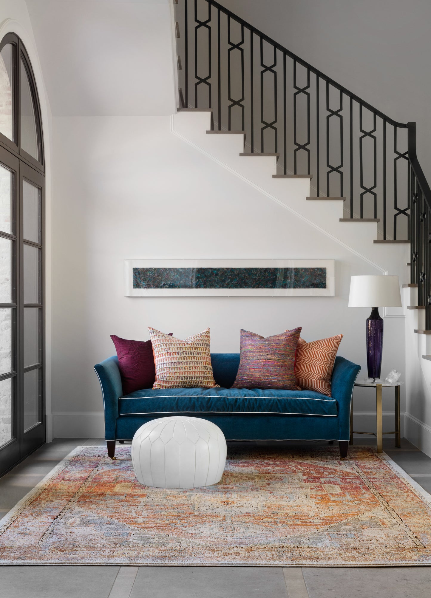 Loloi Javari  Berry Sunrise Contemporary