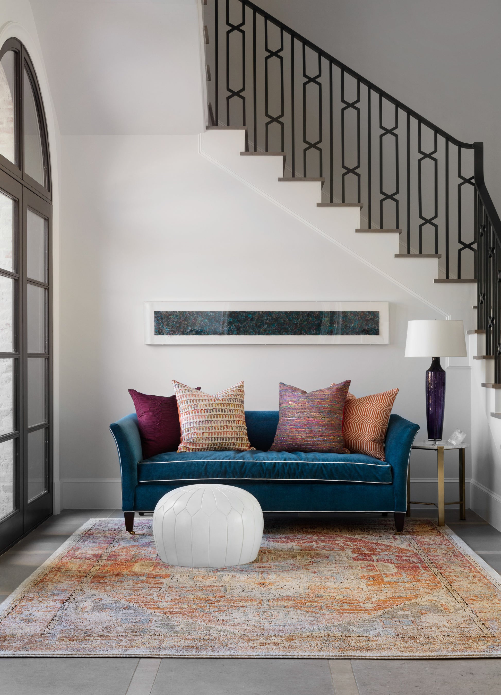 Loloi Javari  Berry Sunrise Contemporary