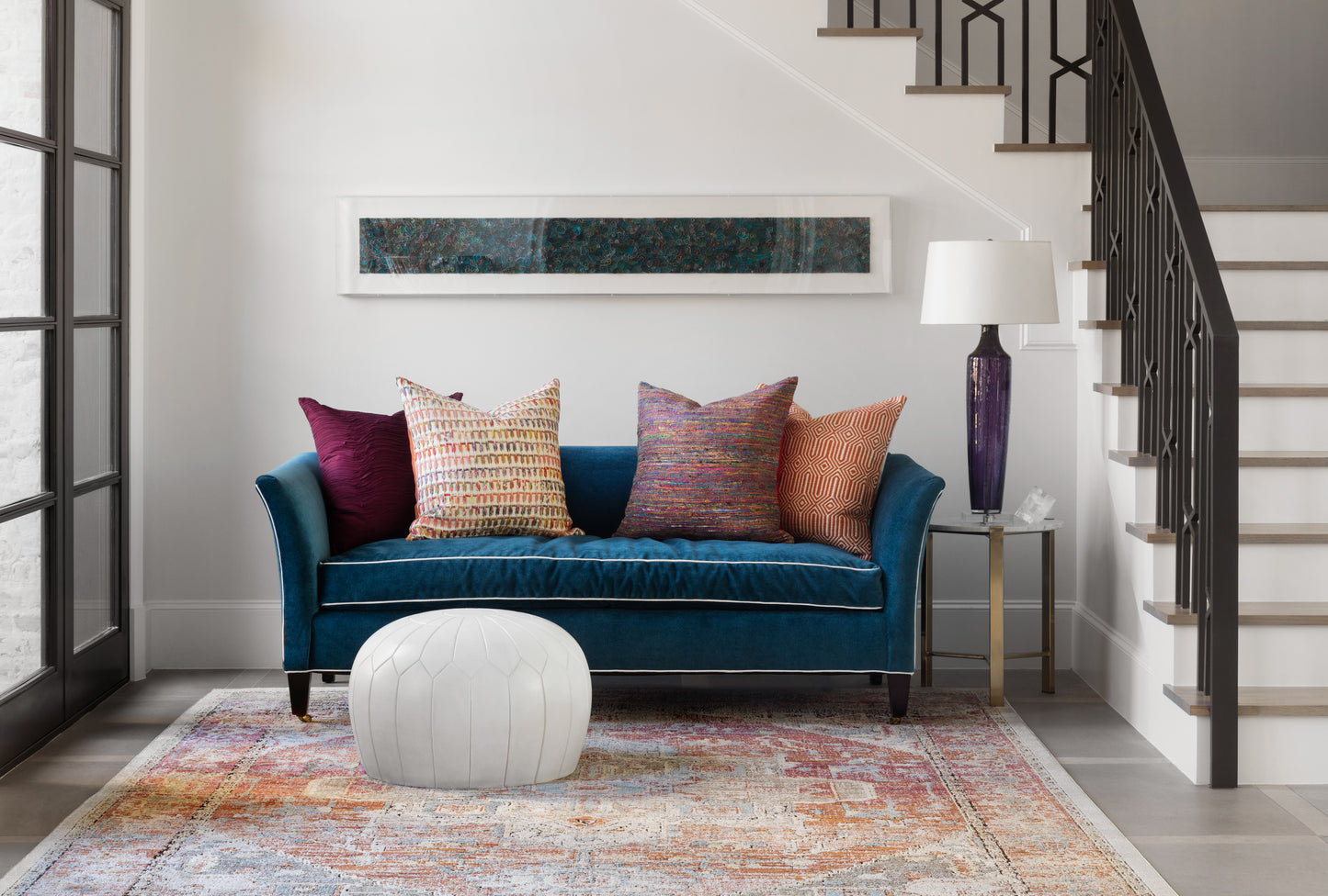 Loloi Javari  Berry Sunrise Contemporary