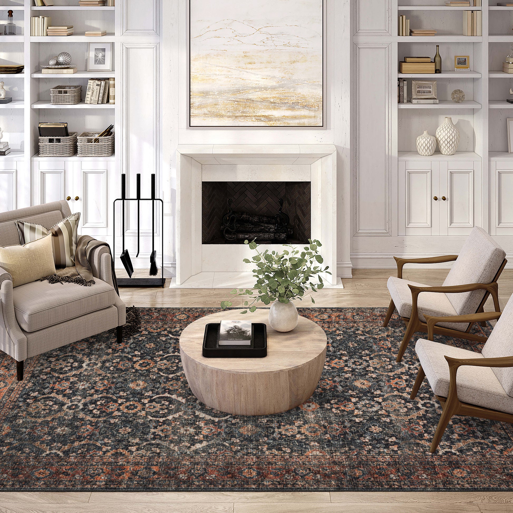 Dalyn Rugs Jericho  Charcoal  Traditional