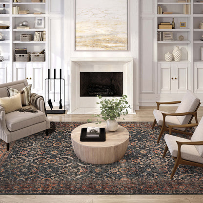 Dalyn Rugs Jericho  Charcoal  Traditional