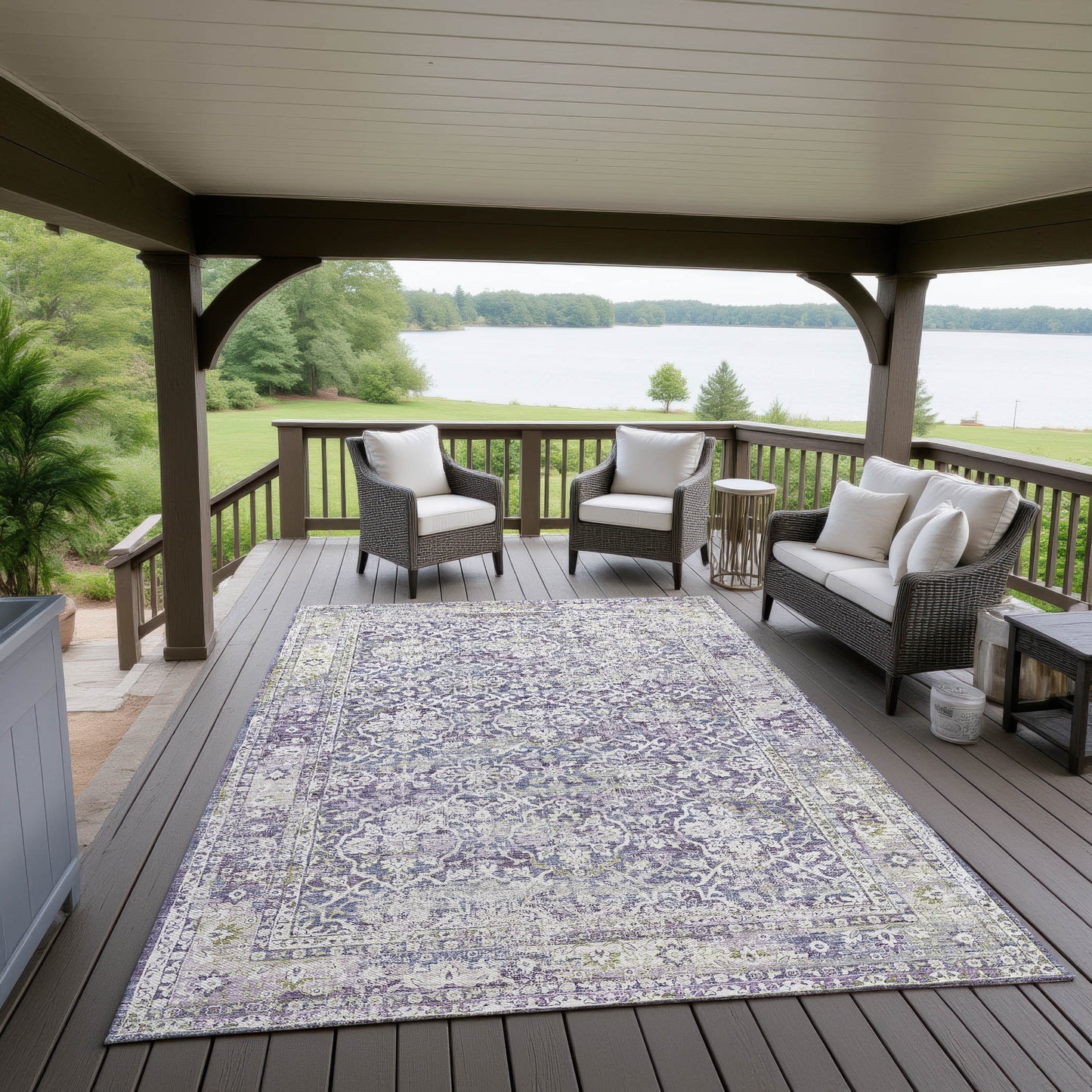 Dalyn Rugs Jericho  Violet  Traditional