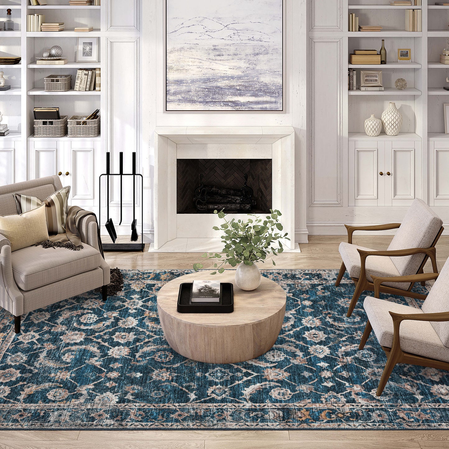 Dalyn Rugs Jericho  Navy  Traditional