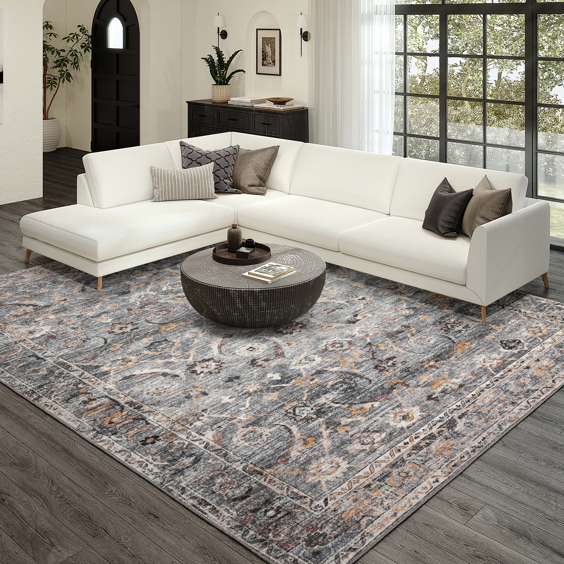Dalyn Rugs Jericho  Silver  Traditional