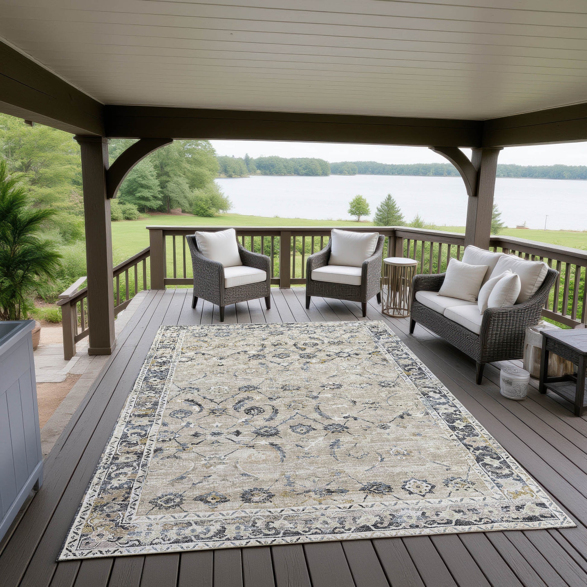 Dalyn Rugs Jericho  Taupe  Traditional