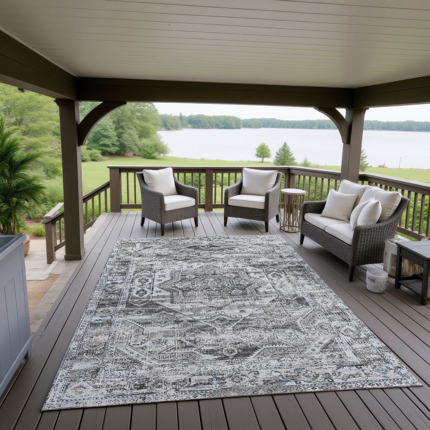 Dalyn Rugs Jericho  Steel  Traditional