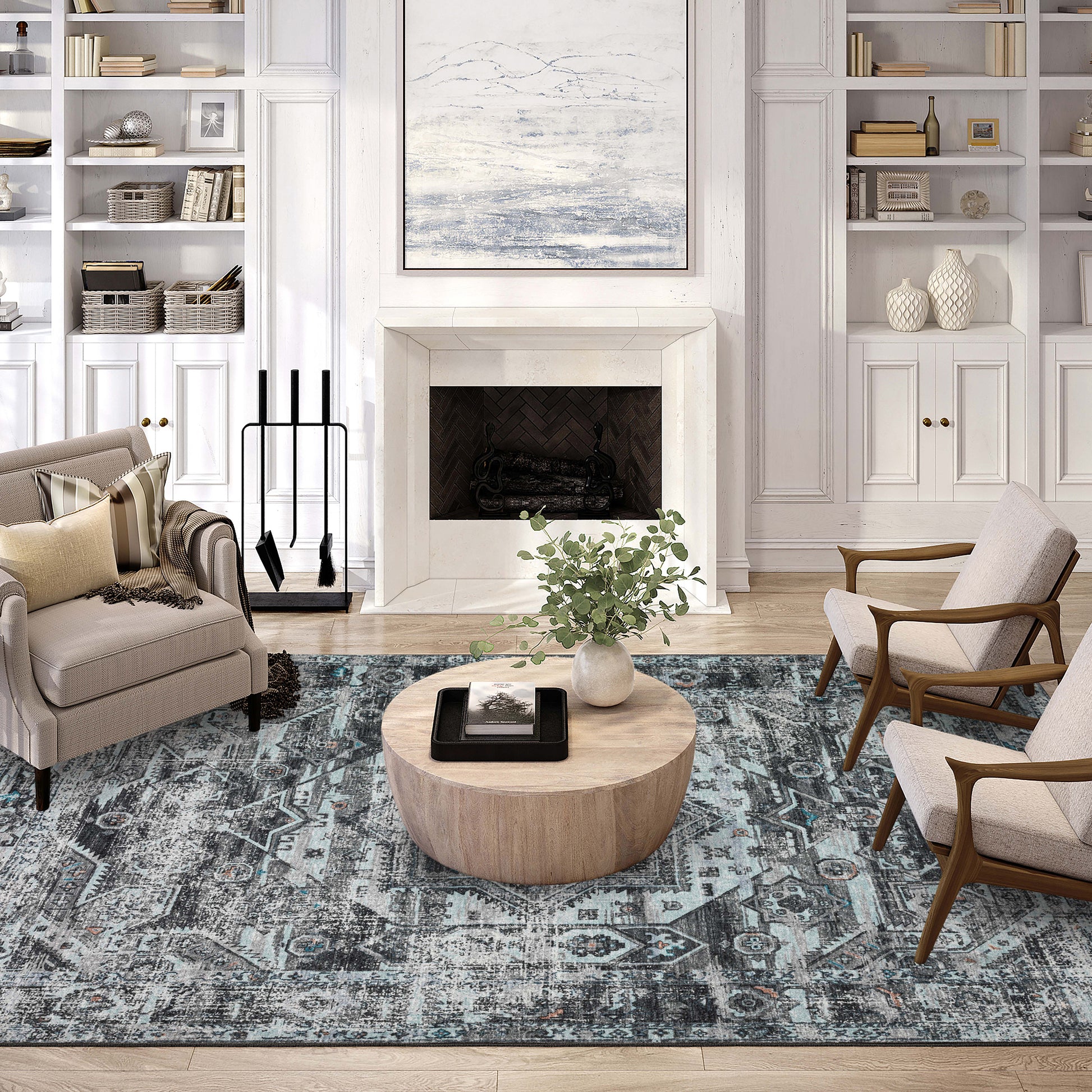 Dalyn Rugs Jericho  Steel  Traditional